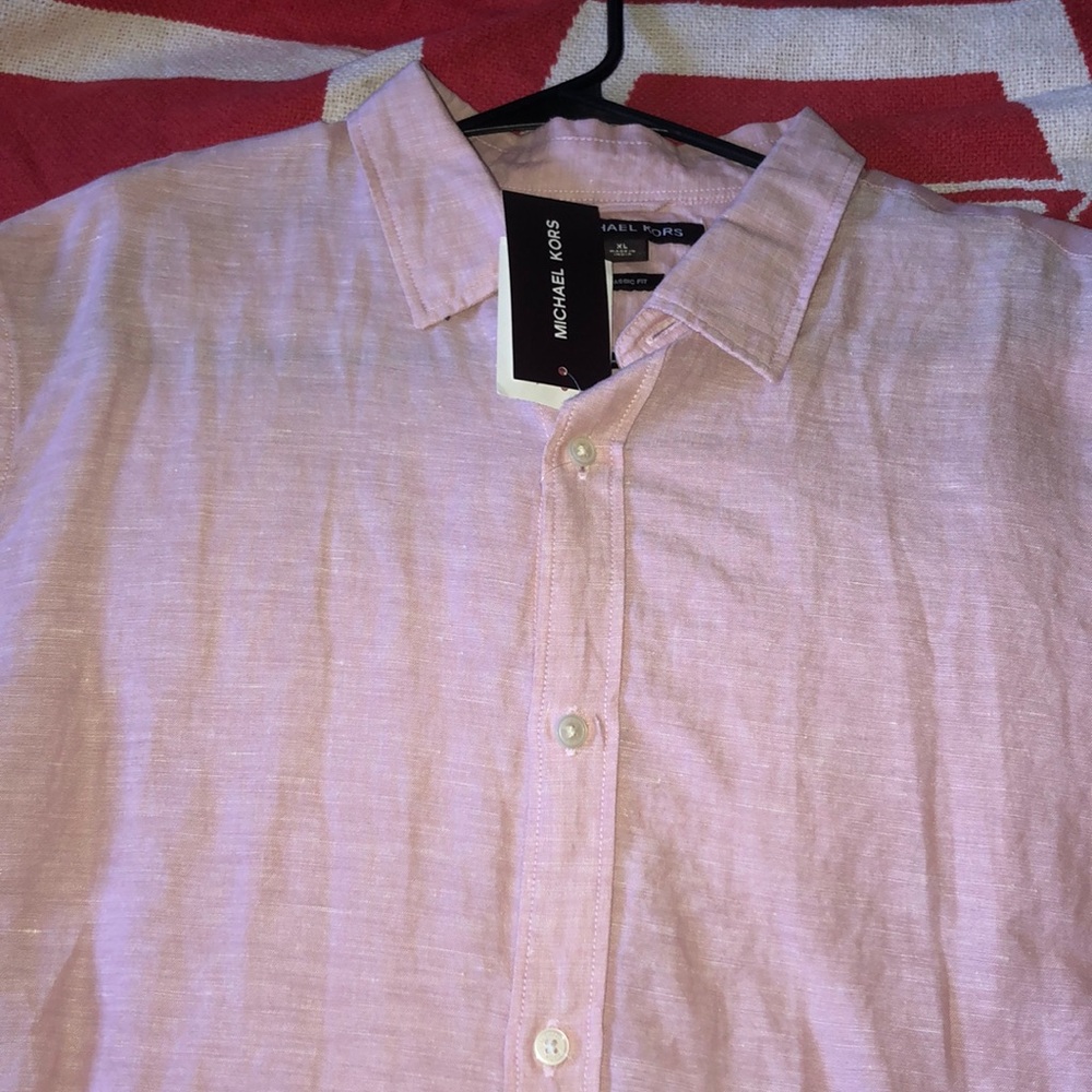 Pink Michael Kors button down new with tags